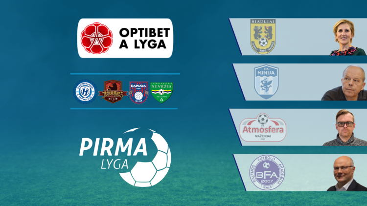 Pirmos lygos vadovai vieningai palaiko į „Optibet A lygą“ išėjusius klubus